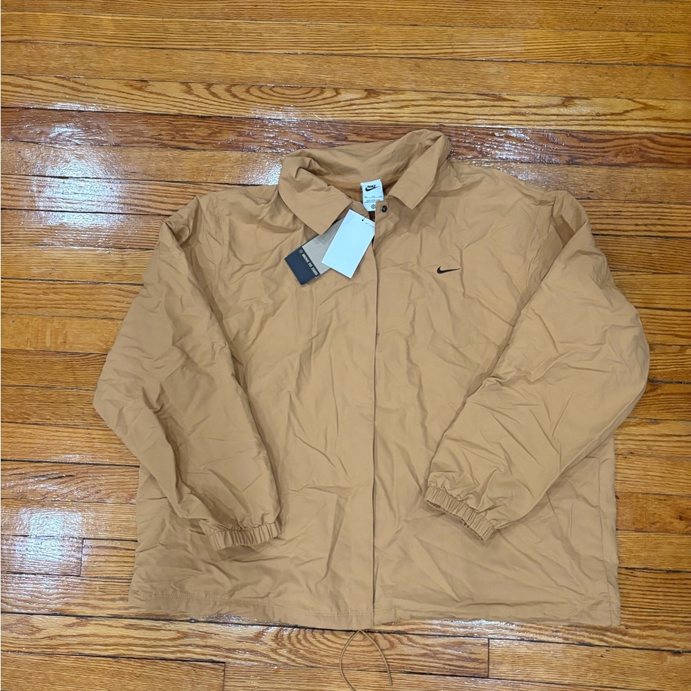 Nike Women's Tan Windbreaker Jacket